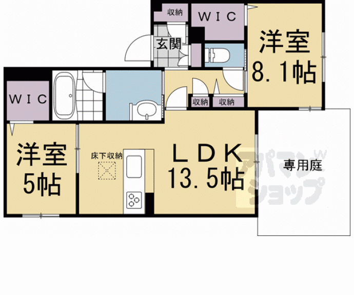 【エリシア御所南】間取