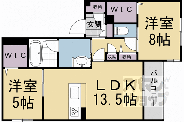 【エリシア御所南】間取