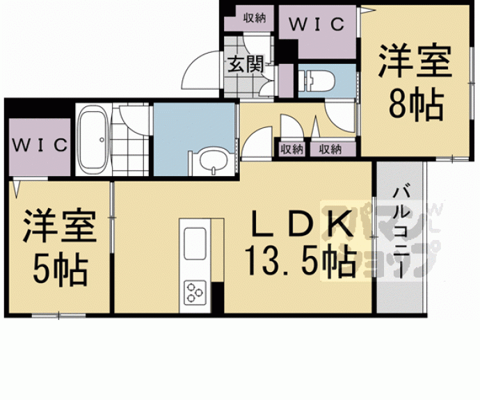 【エリシア御所南】間取