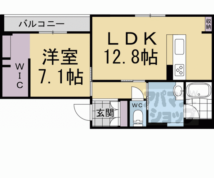 【エリシア御所南】間取