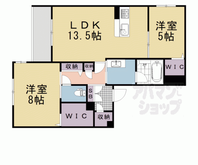 【エリシア御所南】間取
