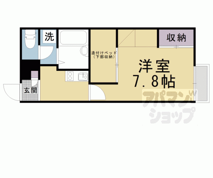 【レオパレス鹿道】間取