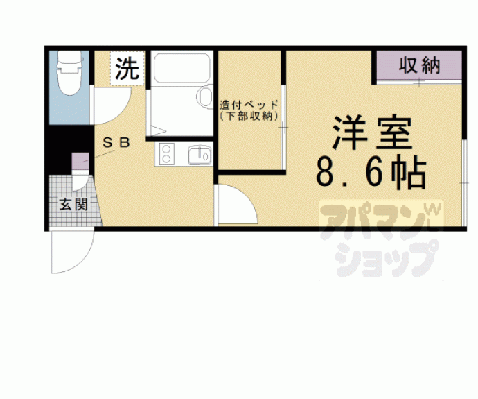 【レオパレス雪月花】間取