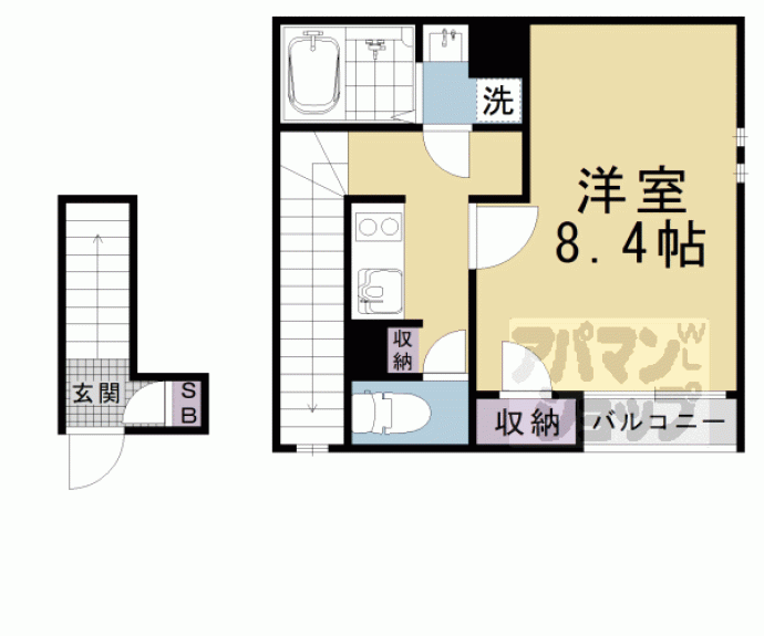 【クレイノボー ビラージュⅢ】間取