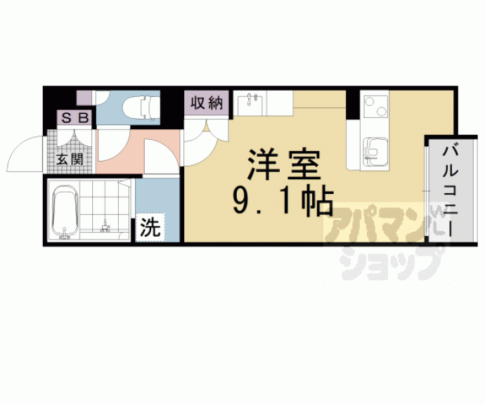 【ミランダLake Muse】間取