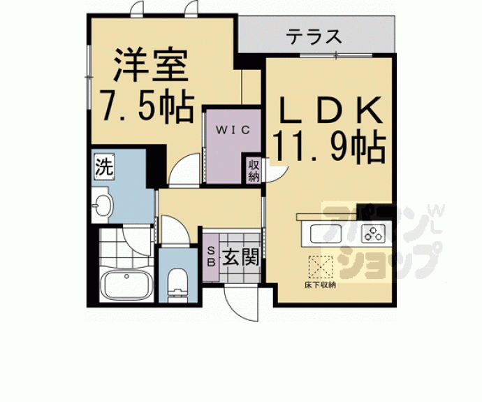 【下鴨グリーンボロウ】間取