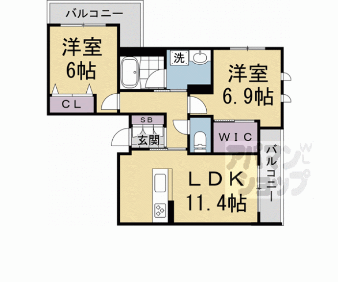 【下鴨グリーンボロウ】間取