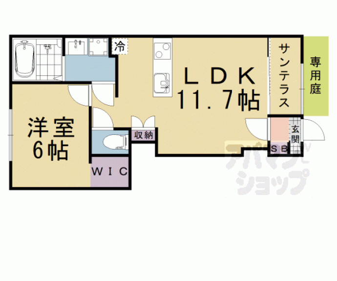 【仮称)大津市大萱2丁目新築アパート】間取