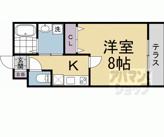 【グランディール円町】間取