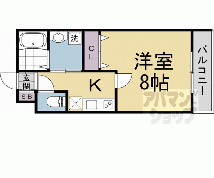【グランディール円町】間取