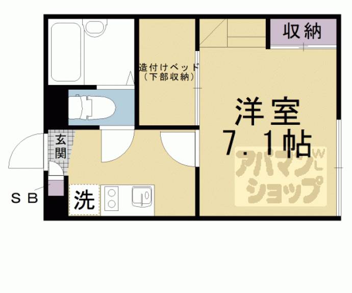 【レオパレス瀬田川】間取