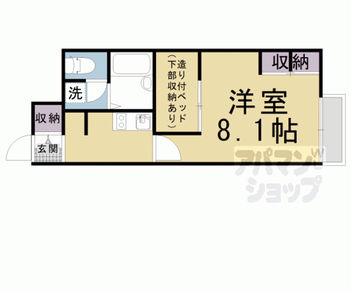 【レオパレスＮＥＯ田辺】間取