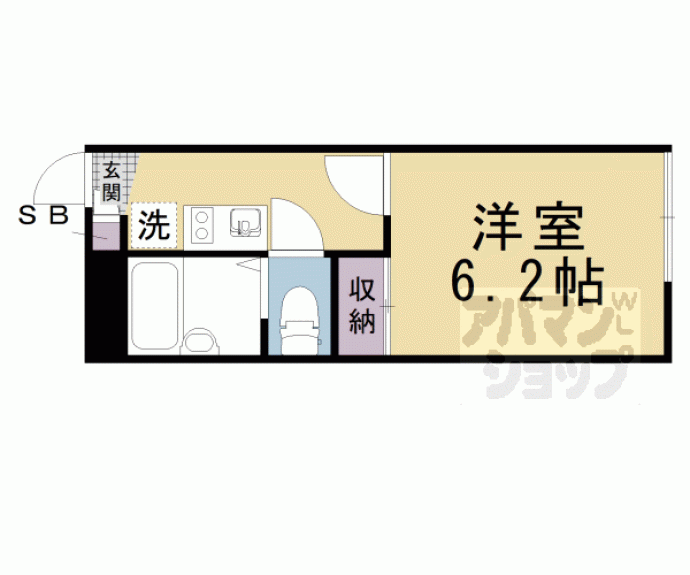 【レオパレスひつじ雲】間取