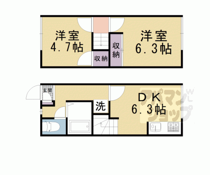 【レオパレスビューテラス】間取