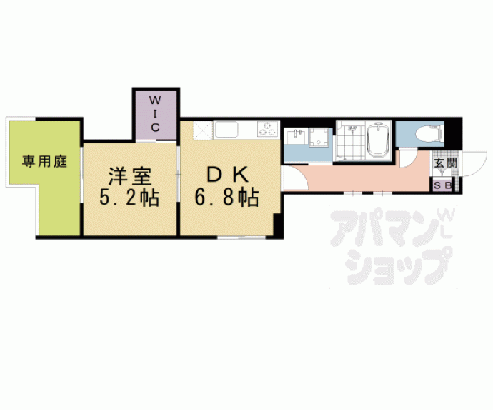 【フォレストメゾン若みや】間取