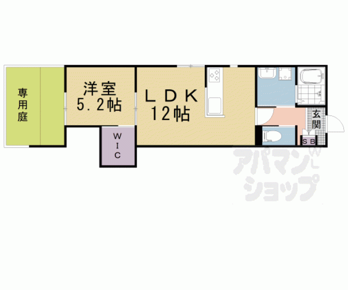 【フォレストメゾン若みや】間取