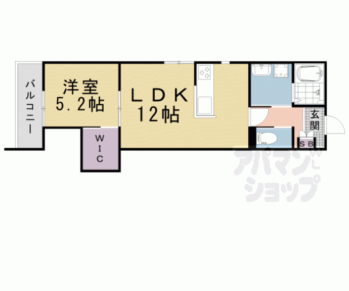 【フォレストメゾン若みや】間取