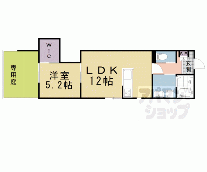 【フォレストメゾン若みや】間取