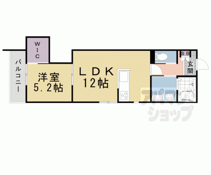 【フォレストメゾン若みや】間取
