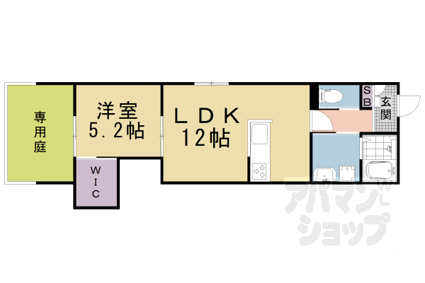 【フォレストメゾン若みや】間取