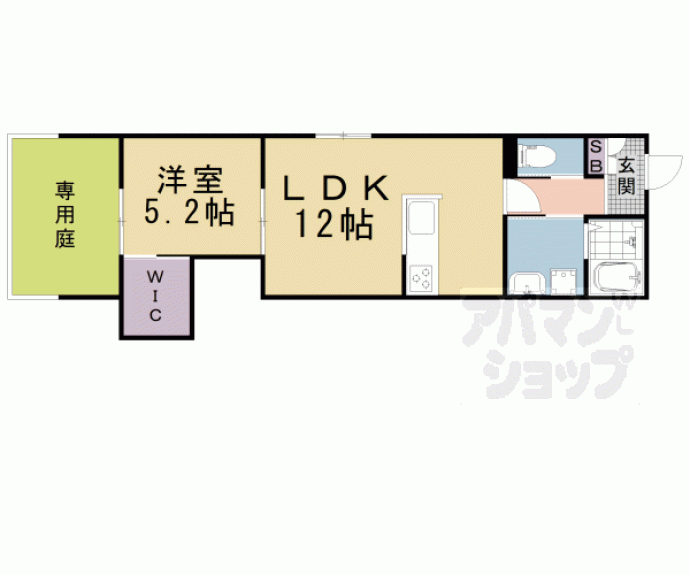 【フォレストメゾン若みや】間取