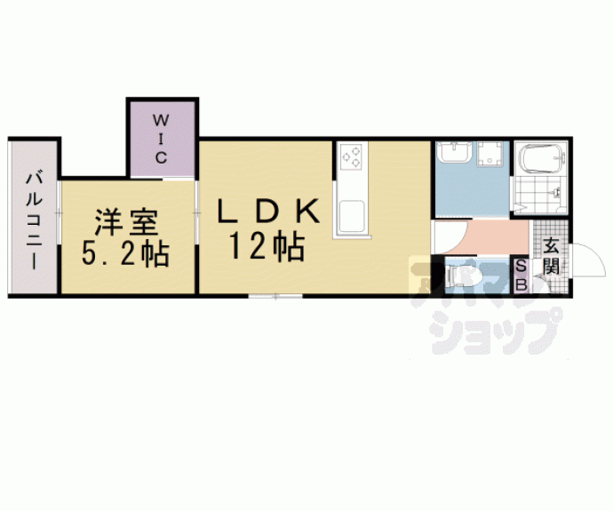 【フォレストメゾン若みや】間取