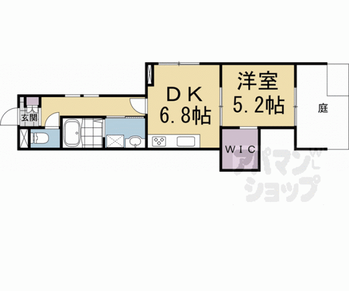 【フォレストメゾン若みや】間取