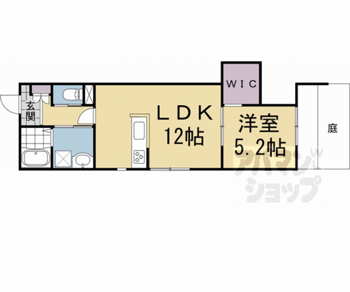 【フォレストメゾン若みや】間取