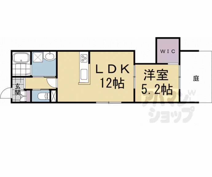 【フォレストメゾン若みや】間取