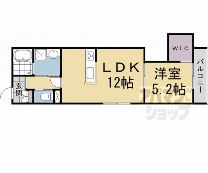【フォレストメゾン若みや】間取