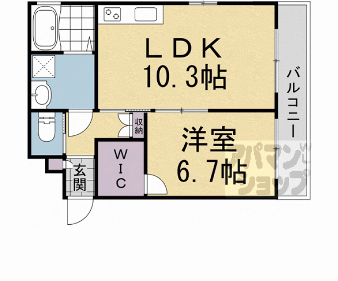 【仮称)グレース大原】間取