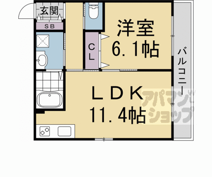 【仮称)グレース大原】間取