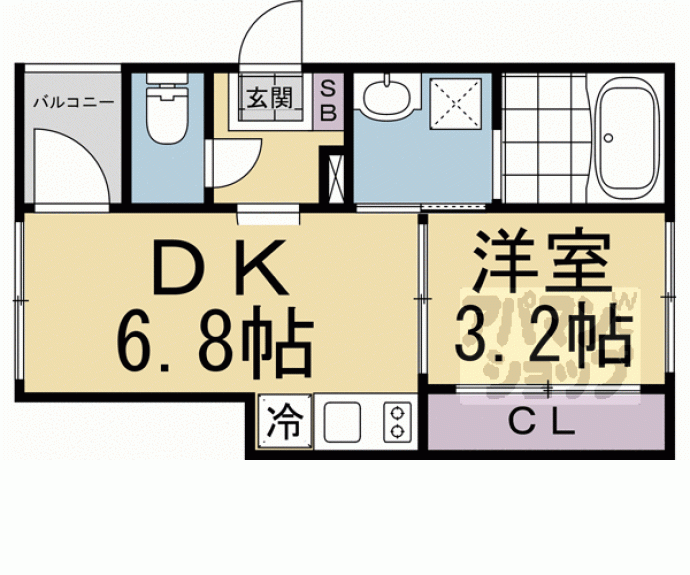 【ハーモニーテラス深草キトロ町】間取