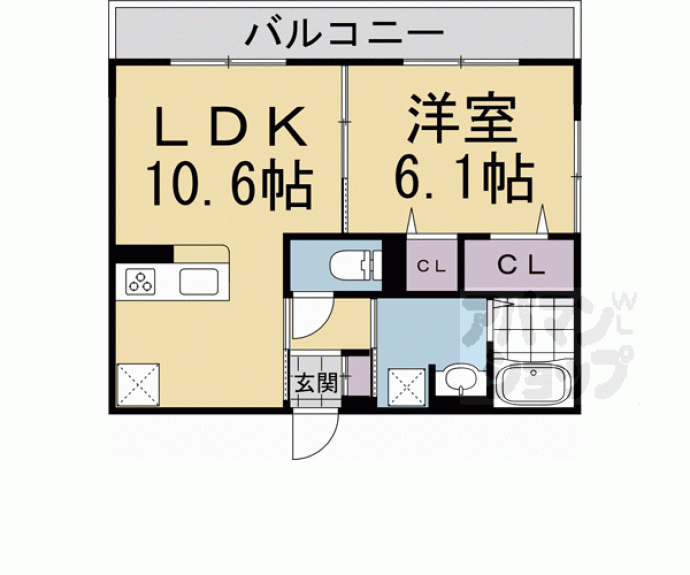 【SAKURA COURT北白川】間取