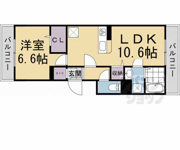 【SAKURA COURT北白川】間取