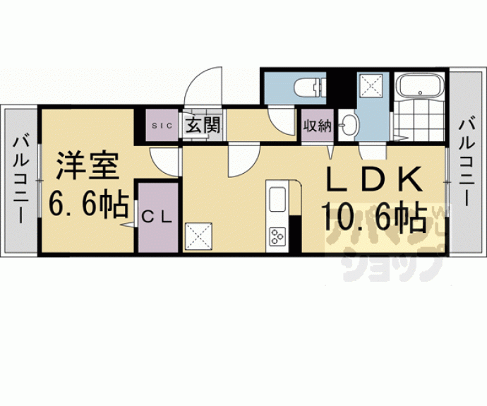 【SAKURA COURT北白川】間取