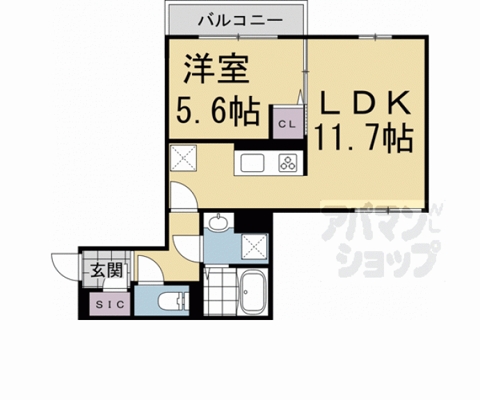 【SAKURA COURT北白川】間取
