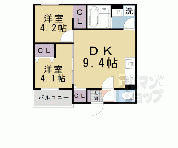 【Ｄ　ｐｏｒｔａ　ｃａｓａ】間取