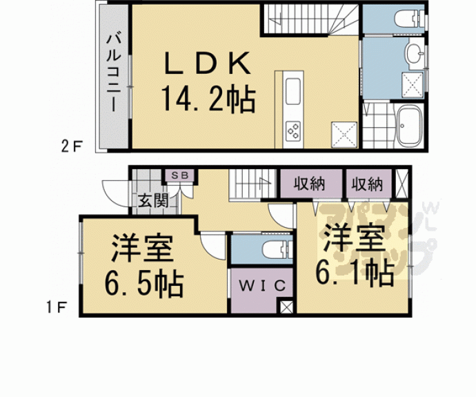 【フォレストメゾン梅小路】間取