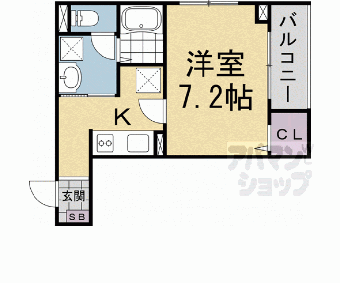 【ヒカルサ京都梅津】間取