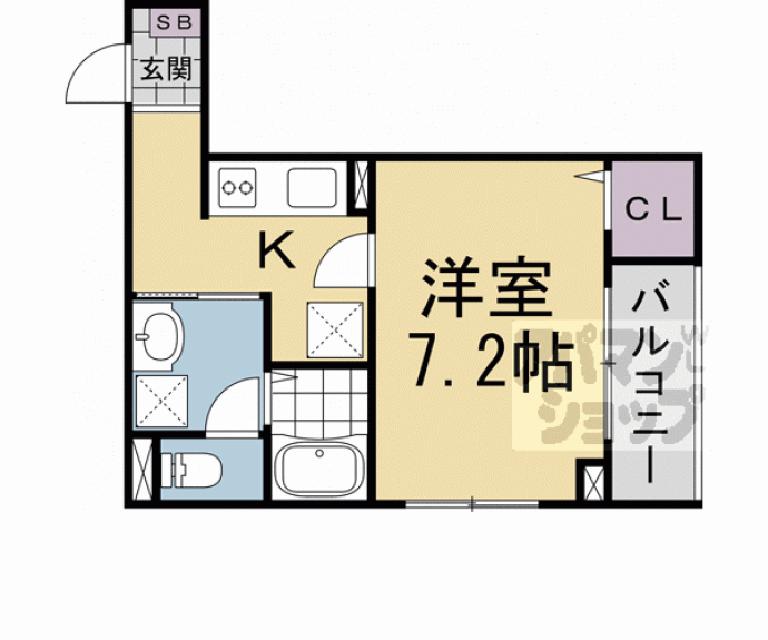 【ヒカルサ京都梅津】間取