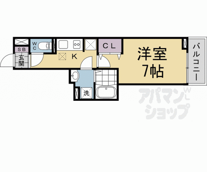 【メゾンド・御領町】間取