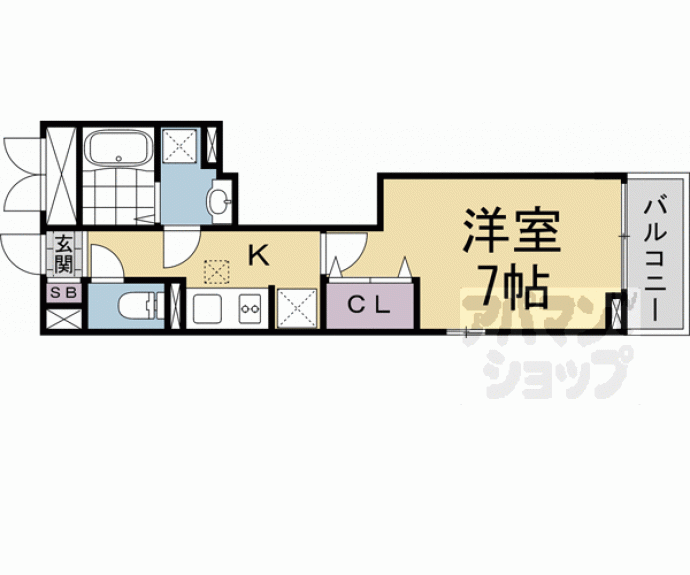 【メゾンド・御領町】間取
