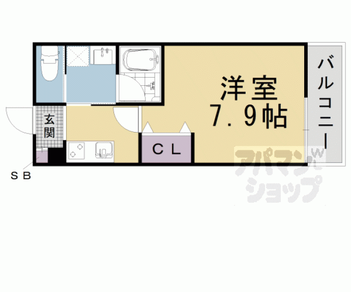 【ALEGRIA瀬田】間取