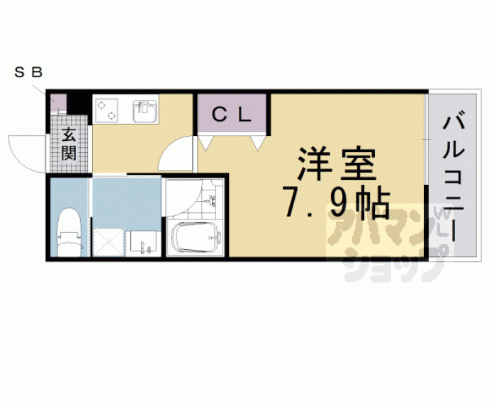 【ALEGRIA瀬田】間取