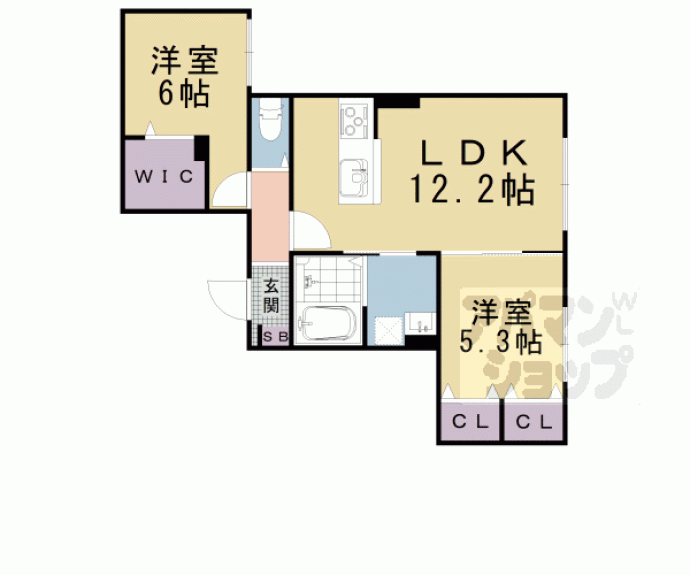 【仮称)ユアメゾン山科】間取