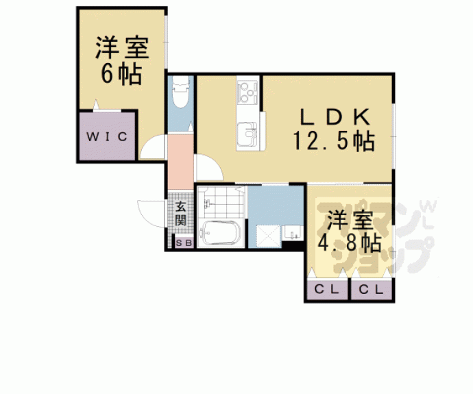 【仮称)ユアメゾン山科】間取