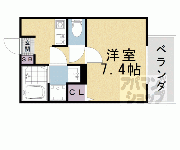【仮称)MELDIA椥辻】間取