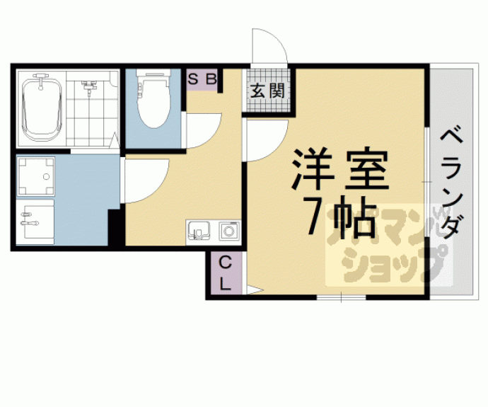 【仮称)MELDIA椥辻】間取