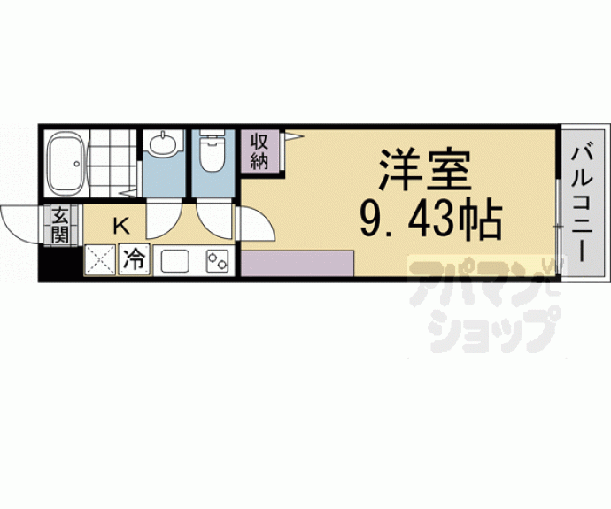 【仮)フラッティ三軒町】間取